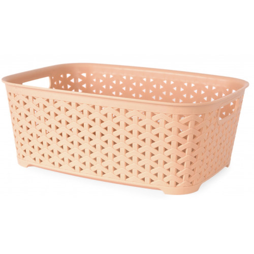 Корзина без крышки  4,7л бежевый