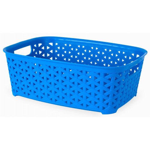 Корзина без крышки  3л голубой
