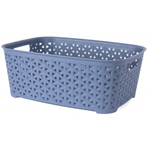 Кошик без кришки  3л сіро-блакитний