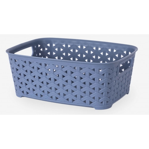 Кошик без кришки  1,6л сіро-блакитний