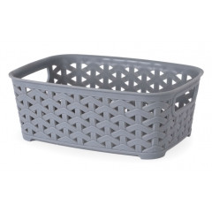 Корзина без крышки  1,2л серый