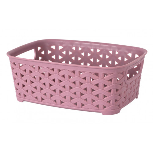 Кошик без кришки  1,2л темно-пудровий
