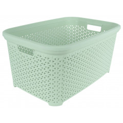 Кошик без кришки з рамкою 50л світло-фісташковий