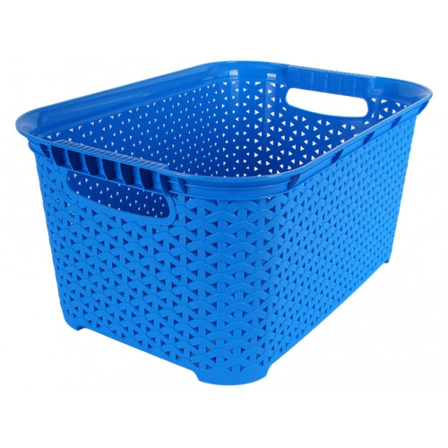 Кошик без кришки 26л блакитний