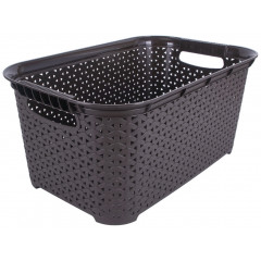 Корзина без крышки 26л коричневый