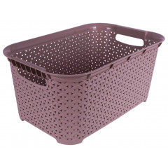 Кошик без кришки 26л темно-пудровий