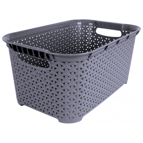 Кошик без кришки 26л сіро-блакитний 