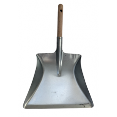 Совок металевий СМ-20 з дерев'яним держаком 20см