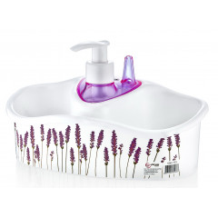 Дозатор набір для рідкого мила OZER-D-061-X31 з підставкою Лаванда