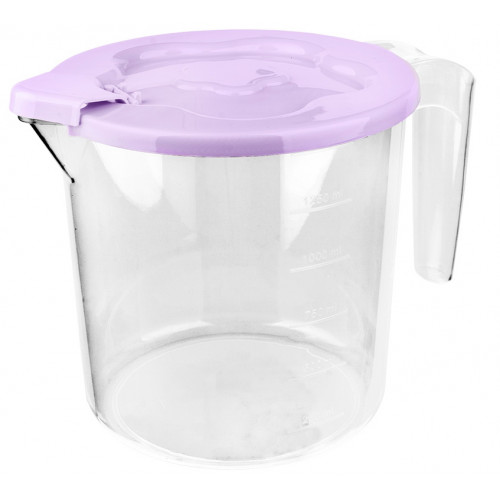 Кувшин 1,5л Ромашка мерный 70962 с крышкой