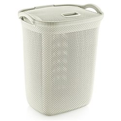 Корзина для белья OZER-N-008 Honeycomb 63л бежевый
