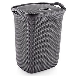 Корзина для белья OZER-N-008 Honeycomb 63л серый