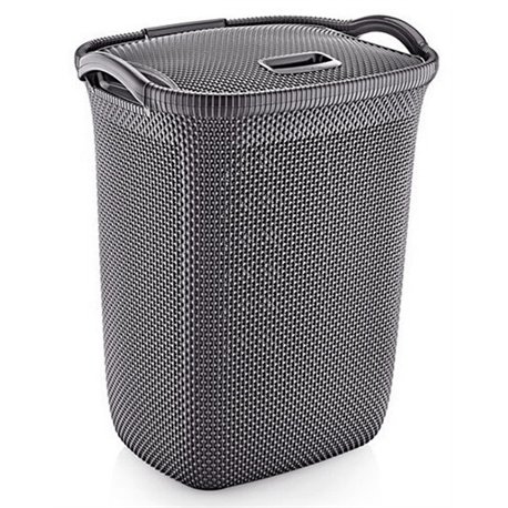 Корзина для белья OZER-N-008 Honeycomb 63л серый