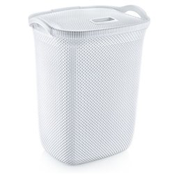 Корзина для білизни OZER-N-008 Honeycomb 63л білий