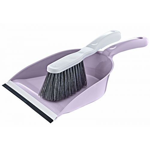 Совок+щітка AK 389 біла щітка