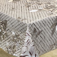 Клеенка 1,40*20м рулон золото-серебро 205G-S