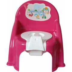 Горщик дитячий стільчик М рожевий