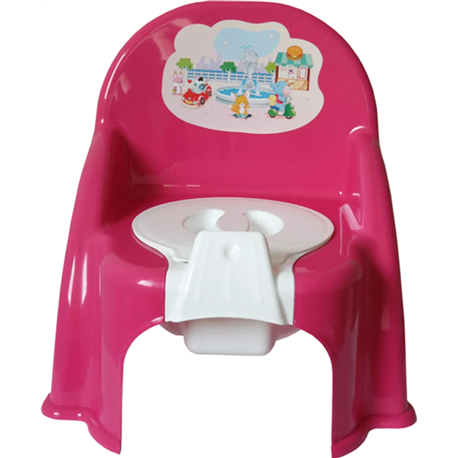 Горщик дитячий стільчик М рожевий