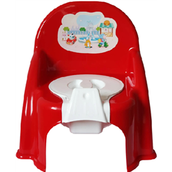 Горщик дитячий стільчик М червоний