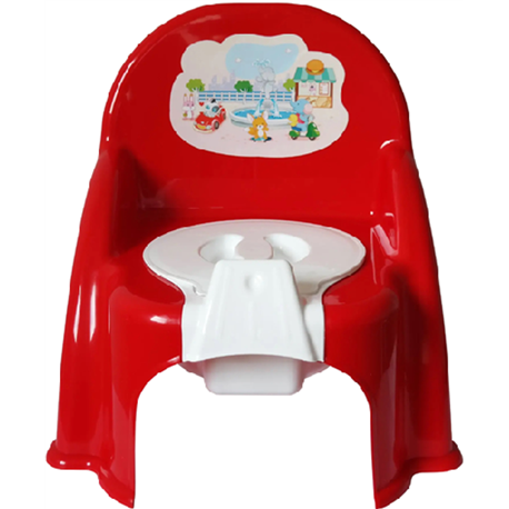 Горщик дитячий стільчик М червоний