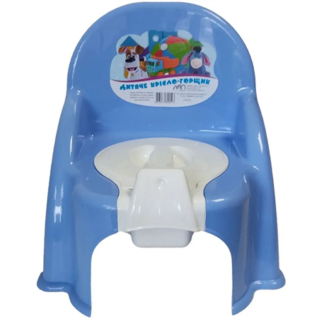 Горщик дитячий стільчик М блакитний