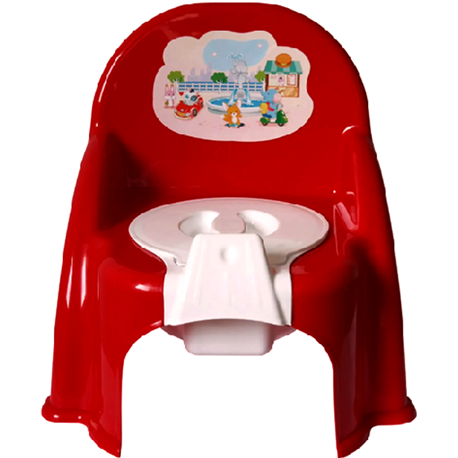 Горшок детский стульчик М бордо