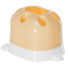 Стакан для зубних щіток Лапка бежевий