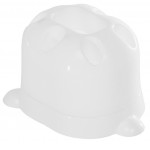 Стакан для зубных щеток Лапка белый