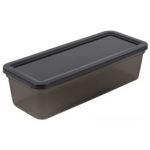 Контейнер прямоугольный 2,2л ПБ-932 30х12х8см прозрачно-черный