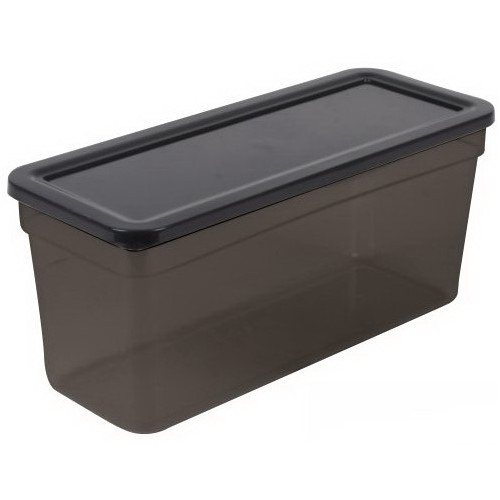Контейнер прямокутний 3,6л ПБ-958 30х12х13см прозоро-чорний