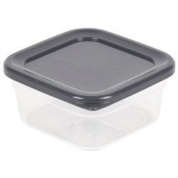 Контейнер Прайм 0,4л квадратный ПБ-888 11х11х5см прозрачный