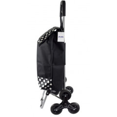 Сумка візок на коліщатках 606 сходова 72255 сірий 87х38х28см 2