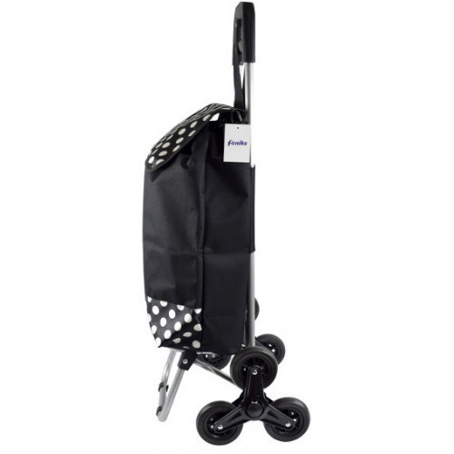 Сумка тележка на колесиках 606 лестничная 72255 серый 87х38х28см