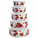 Судочки эмаль 0961 белые 5шт 