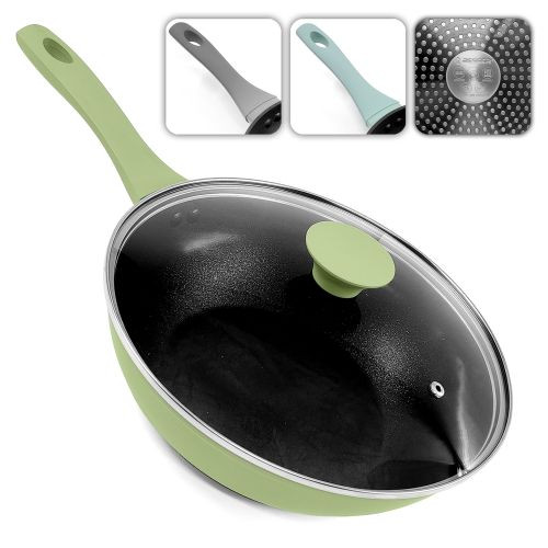 Сковорода лита мармур Megastone 28см...