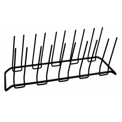 Сушарка тримач для посуду 1189 чорна 29,5х10х10,5см