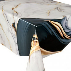 Клеенка-скатерть 1,40*1,8м*10шт отрезная в рулоне Fiesta на тканевой основе MA-5335-1.8