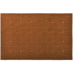 Коврик ворс 45х75см однотонный без канта бежевый