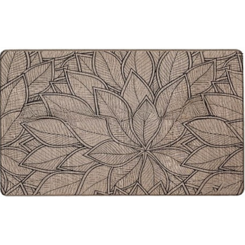 Коврик Лен 43х73 на резиновой основе 