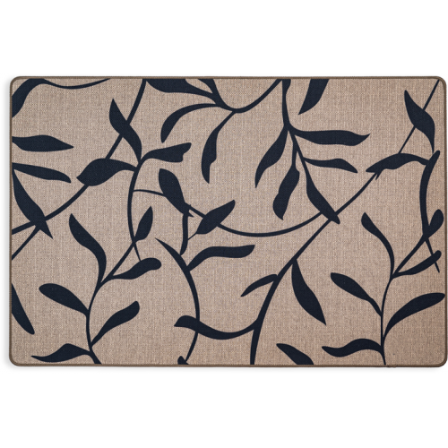 Коврик Лен 58х88 на резиновой основе 