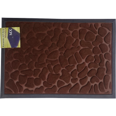 Коврик с ободком Камни 40х60см коричневый