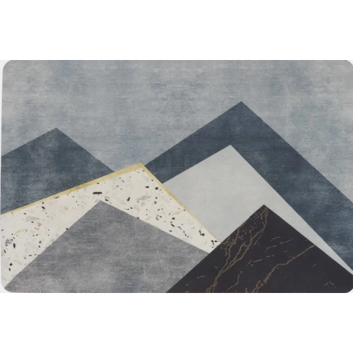 Килимок Вологопоглинаючий швидкосохнучий прямокутний Фотопринт 38х58см із закругленими кутами