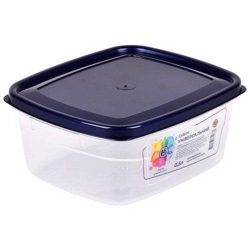 Судок НП 0,5л №89і индиго крышка