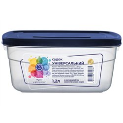 Судок НП 1,2л №91і индиго крышка 