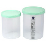Банка для сипучих НП набор 1+1,5л №85м м'ятна кришка
