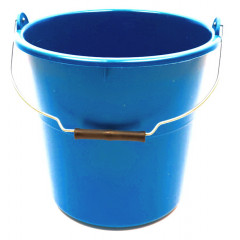 Відро 12л Угорщина 184-B з металевою ручкою+вставка кольорове