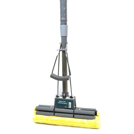 Швабра 2-й віджим 8003 вигин хром телескоп сірий