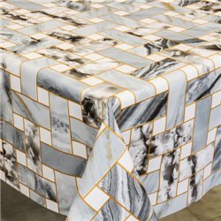 Клеенка 1,40*20м рулон Металлическая кожа на тканевой основе 82368A