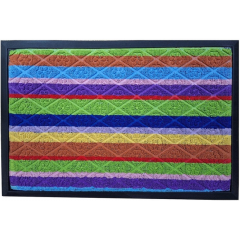 Килимок з обідком 60х90 прямокутний різнокольоровий