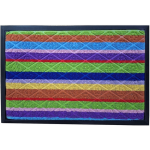 Коврик с ободком 60х90 прямоугольный разноцветный